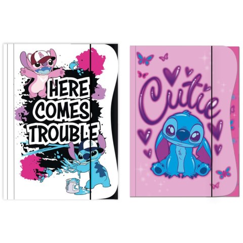 Teczka kartonowa na gumkę STITCH A4 mix Beniamin (5836)