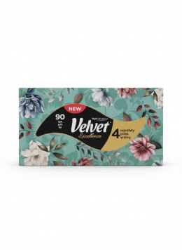 Chusteczki higieniczne 4W Excellence 90 szt Velvet