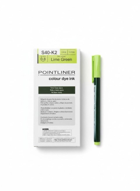 Cienkopis kreślarski POINTLINER wkład limnokowy 0,4mm 1kol. Pentel (S40-K2)