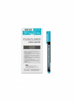 Cienkopis kreślarski POINTLINER wkład turkusowy 0,4mm 1kol. Pentel (S40-S3)
