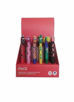 Długopis wymazywalny COCA COLA automatyczny wkład niebieski Interdruk (ścieralny)