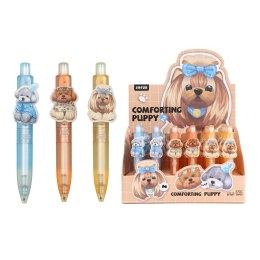 Długopis żelowy PUPPY wkład niebieski 0,5mm (ZF7831)