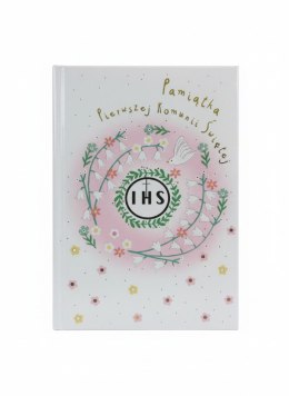 Pamiątka z komunii świętej A5 Gołąb różowy Henry (9788368335040)