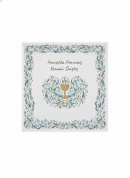 Pamiątka z komunii świętej KWD komunijna pattern IHS Henry (9788368335095)