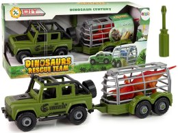 Samochód Terenowe Transporter Do Rozkręcania DIY Zielony Dinozaur Lean (12956)