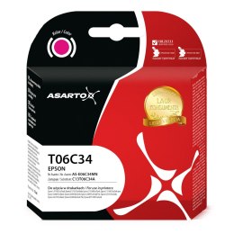 Tusz Asarto do Epson T06C34 | C13T06C34A | 70ml | Magenta
