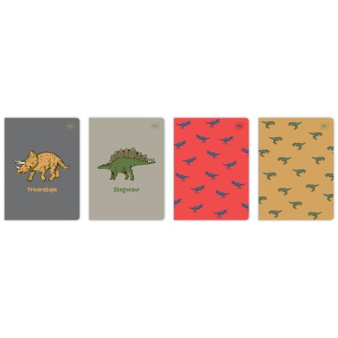 Zeszyt A5 DINOZAURUS A5 32k kol.3= 32k. 70g linia kolor Interdruk (5902277326751)