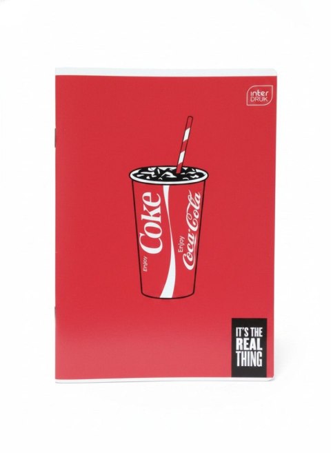 Zeszyt A5 HYBRID COCA COLA 32k. 70g linia kolor Interdruk (ZE60KFG)