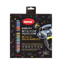 Marker specjalistyczny metaliczne wkład mix pędzelek końcówka Rexus (63339)