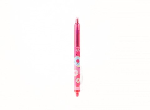 Pióro kulkowe Frixion CLICKER coral-róż SWEET PARADISE wkład niebieskie Pilot (PIBL-RTFR7SW-DNL)