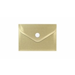 Teczka plastikowa na guzik STARDUST GOLD A7 ZŁOTY Biurfol (TKSD-A7-01)