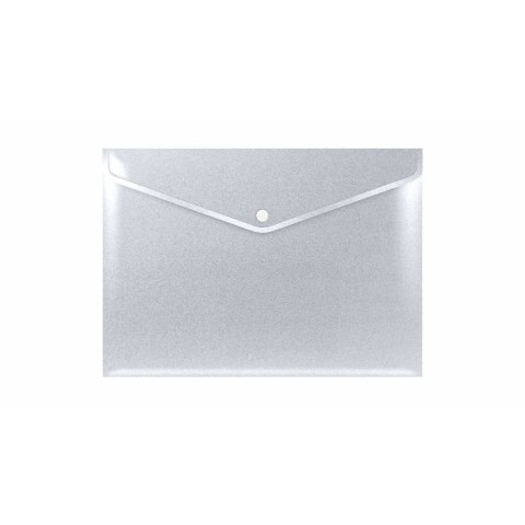 Teczka plastikowa na guzik STARDUST SILVER A4 srebrna Biurfol (TKSD-A4-02)