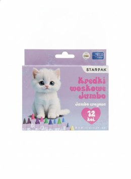 Kredki świecowe 12 kol. Starpak (582124)