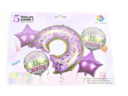 Balon foliowy zestaw party donut One Dollar (358386)