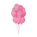 Balon gumowy Balony Beauty&Charm pastelowe 10szt. różowy 300mm 12cal Godan (CB-1PRO)
