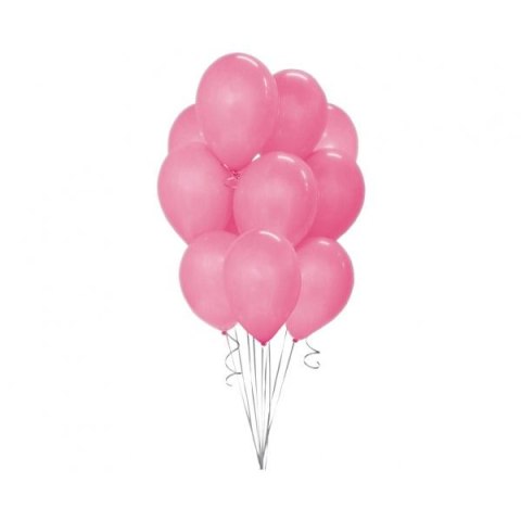 Balon gumowy Balony Beauty&Charm pastelowe 10szt. różowy 300mm 12cal Godan (CB-1PRO)