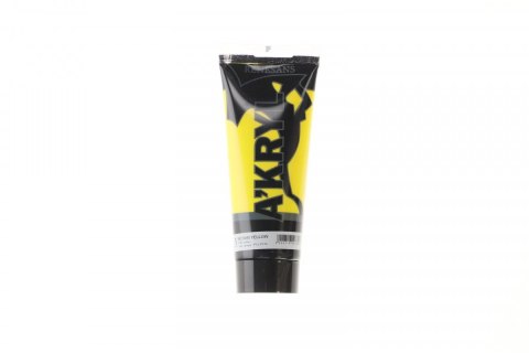 Farba akrylowa Żółta średnia kolor: yellow 200ml Renesans (05)
