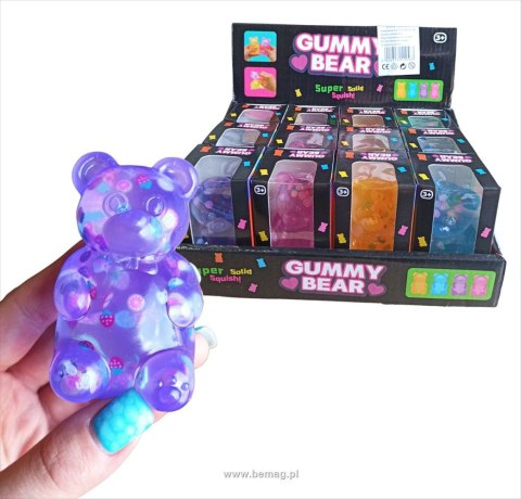 Gniotek twardy do rozciągania z owocami Misiu Gummy Bear Bemag (32797)
