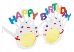 Okulary Okulary Babeczka Happy Birthday, 18.5x11.5 cm Partydeco (okr35)
