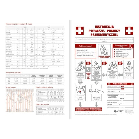 Kalendarz nauczyciela książkowy (terminarz) Vivella granatowy B5 164mm x 236mm Wokół Nas (B5tn066B)