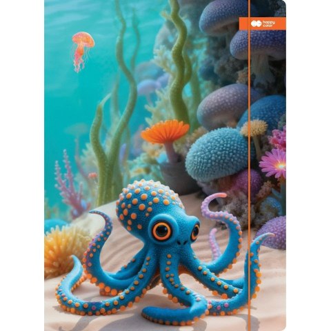 Teczka kartonowa na gumkę A4 mix Happy Color (7621 2431-AC01)