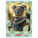 Zeszyt A5 Animals 32k. 70g linia podwójna Herlitz (400206382)
