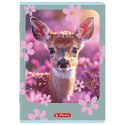 Zeszyt A5 Animals 32k. 70g linia podwójna Herlitz (400206382)