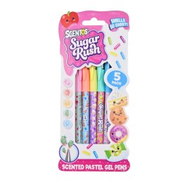 Długopis żelowy pachnące, żelowe pastel i metalic, 5 szt. wkład mix Dumel (ST10598)