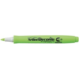 Marker permanentny decorite wkład zielony 1,0mm pędzelek końcówka Artline (AR-033 4 6)