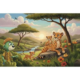 Puzzle Trefliki Gepardy 100 el. Trefl (16592)