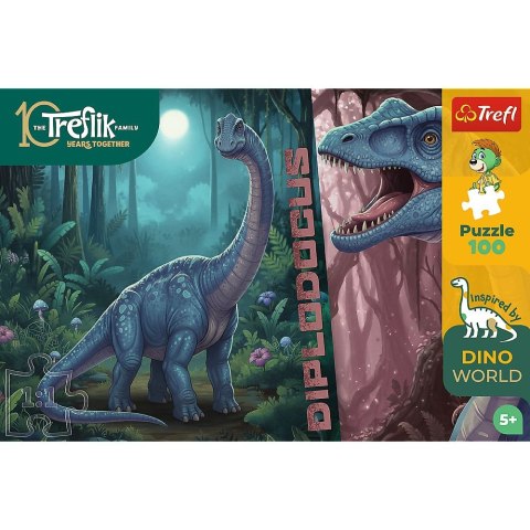 Puzzle Diplodocus 100 el. Trefl (16579)