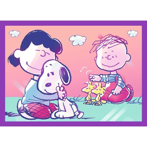 Puzzle Snoopy 4w1 el. Trefl (34691)