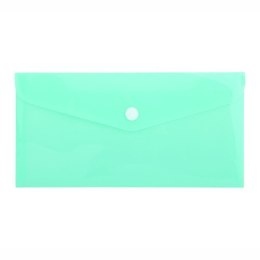 Teczka plastikowa na zatrzask Pastel DL zielony Biurfol (TKP-DL-04)
