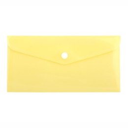 Teczka plastikowa na zatrzask Pastel DL żółty Biurfol (TKP-DL-03)