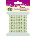 Taśma ozdobna Craft-Fun Series z kryształkami 4x1,5 [mm x m] zielona jasna Titanum (0,4x150cm)