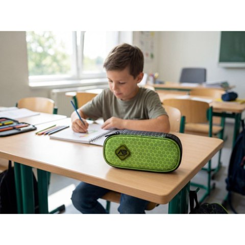 Piórnik Astrabag Hexagon Green Ombre Astra (503026053)