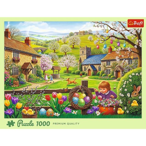 Puzzle Poszukiwanie wielkanocnych jajek 1000 el. Trefl (10977)