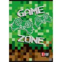 Zeszyt A5 GAME ZONE 32k. 70g linia podwójna kolorowa Unipap