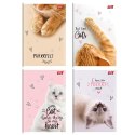 Zeszyt A5 PURRFECT MOMENTS 60k. 70g krata Unipap
