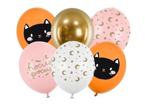 Balon gumowy Hocus Pocus, mix mix 300mm 12cal Partydeco (SB14P-326-000-6)
