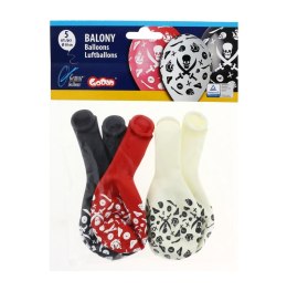 Balon gumowy PREMIUM PIRACI 5 szt mix (GS110/P143)