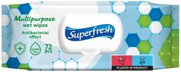 Chusteczki higieniczne nawilżane antybakteryjne 72 szt Superfresh (BS-SF-630510)