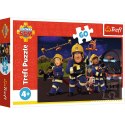 Puzzle Fireman Sam Bohater w mundurze 60 el. Trefl (17413)