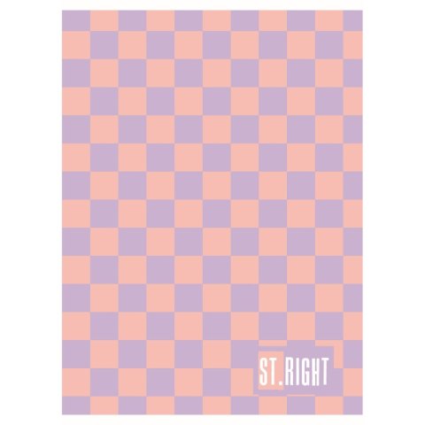 Zeszyt A5 CHECKERED VIBE 32k. 70g krata Unipap