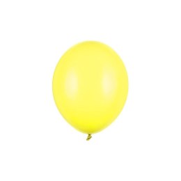Balon gumowy pastelowy 100 szt cytrynowy 270mm 12cal Partydeco (SB12P-084)