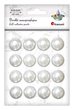 Kryształki Craft-Fun Series 16 sztuk, 20mm perłowy Titanum (23mH03142)