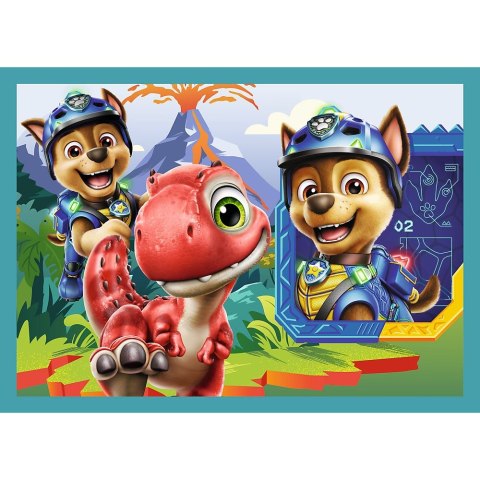 Puzzle Paw Patrol 4w1 Historie z wyspy dinozaurów 4w1 el. Trefl (34687)
