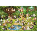 Puzzle Rodzina Treflików Koci świat 100 el. Trefl (16587)