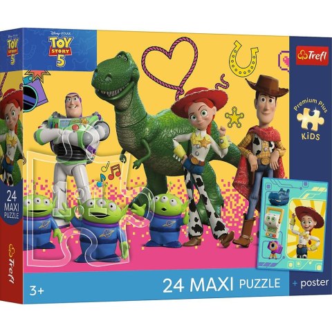 Puzzle Toy Story PREMIUM PLUS KIDS Latarnia o zachodzie słońca 24 el. Trefl (14394)