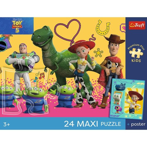 Puzzle Toy Story PREMIUM PLUS KIDS Latarnia o zachodzie słońca 24 el. Trefl (14394)